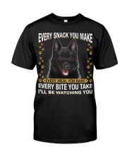 Schipperke Watching Premium Fit Mens Tee tile