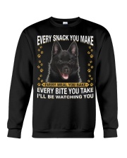 Schipperke Watching Crewneck Sweatshirt tile