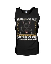 Schipperke Watching Unisex Tank tile