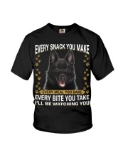 Schipperke Watching Youth T-Shirt tile
