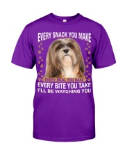 Lhasa Apso Watching Classic T-Shirt front