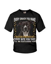 Pitbull Watching Youth T-Shirt tile