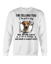 Jack Russell Terrier A Baby Crewneck Sweatshirt tile