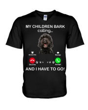 Cockapoo 2 Calling V-Neck T-Shirt tile