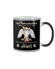 Chihuahua Paw Prints Color Changing Mug tile