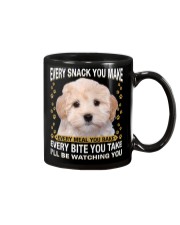 Maltipoo Watching Mug tile