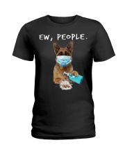 German Shepherd Ew People Ladies T-Shirt tile