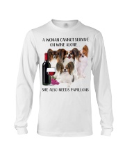 She Also Needs Papillon Long Sleeve Tee tile