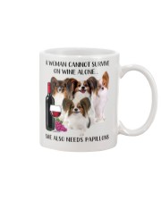 She Also Needs Papillon Mug tile