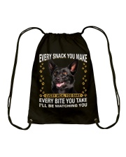 Australian Kelpie 1 Watching Drawstring Bag tile