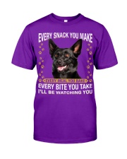 Australian Kelpie 1 Watching Classic T-Shirt front