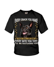 Australian Kelpie 1 Watching Youth T-Shirt tile