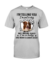 Border Collie A Baby Classic T-Shirt front