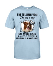 Border Collie A Baby Classic T-Shirt tile