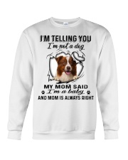Border Collie A Baby Crewneck Sweatshirt tile