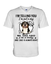 Greater Swiss Mountain Dog Baby V-Neck T-Shirt tile