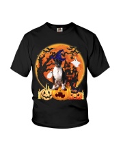 Rat Terrier Halloween Youth T-Shirt tile