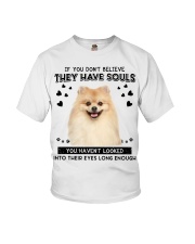 Pomeranian Have Souls Youth T-Shirt tile