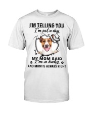Bull Terrier A Baby Premium Fit Mens Tee tile
