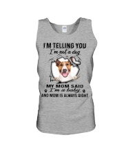 Bull Terrier A Baby Unisex Tank tile