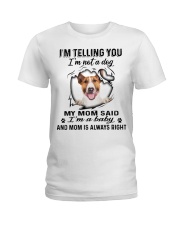 Bull Terrier A Baby Ladies T-Shirt tile