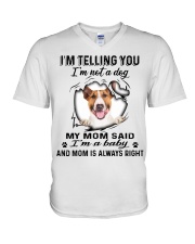 Bull Terrier A Baby V-Neck T-Shirt tile
