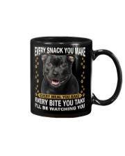 Staffordshire Bull Terrier 1 Watching Mug tile