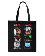 Schnauzer Right Tote Bag tile
