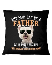 West Highland White Terrier Daddy Square Pillowcase tile