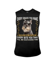 Miniature Schnauzer Watching Sleeveless Tee tile