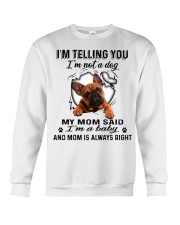 French Bulldog A Baby Crewneck Sweatshirt tile
