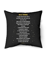MON HOMME - Print TWO SIDED - CADEAU PARFAIT Indoor Pillow - 18” x 18” thumbnail