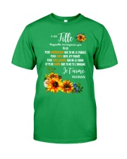 À Ma Fille Perfect gift Sunflower Classic T-Shirt front