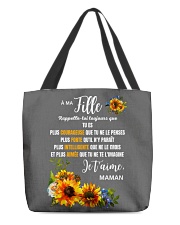 À Ma Fille Perfect gift Sunflower All-over Tote thumbnail