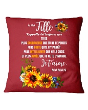 À Ma Fille Perfect gift Sunflower Square Pillowcase thumbnail