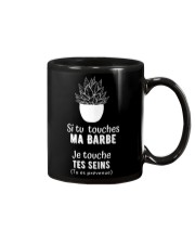 Touche Ma Barbe Mug tile