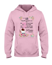 À MA FILLE - JE T'AIME POUR TOUJOURS Hooded Sweatshirt tile