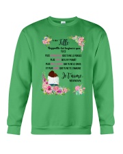 À Ma Fille Perfect Gift - Cadeau Parfait Crewneck Sweatshirt thumbnail
