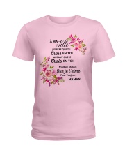 À MA FILLE ROSE Ladies T-Shirt front