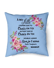 À MA FILLE ROSE Indoor Pillow - 16” x 16” thumbnail