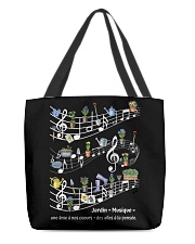 JARDIN et MUSIQUE All-Over Tote tile
