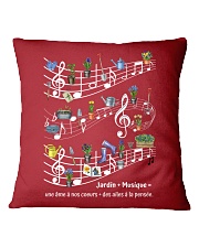 JARDIN et MUSIQUE Square Pillowcase tile