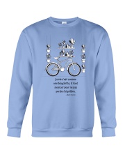 La Vie Comme Une Bicyclette Crewneck Sweatshirt tile
