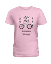 La Vie Comme Une Bicyclette Ladies T-Shirt tile