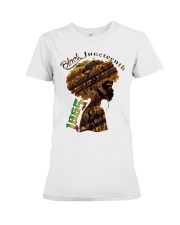 Girl Black Juneteenth since 1865 shirt Premium Fit Ladies Tee thumbnail
