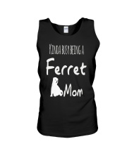 Kinda Busy Being A Ferret Mom Unisex Tank front