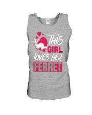 This Girl Loves Her Ferret Unisex Tank front