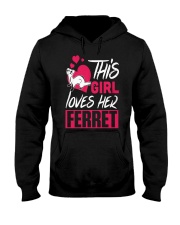 This Girl Loves Her Ferret Hooded Sweatshirt thumbnail