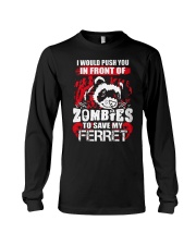 I Push You In Long Sleeve Tee thumbnail