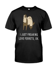 I Just Funny Cool Ferret Lovers Classic T-Shirt thumbnail
